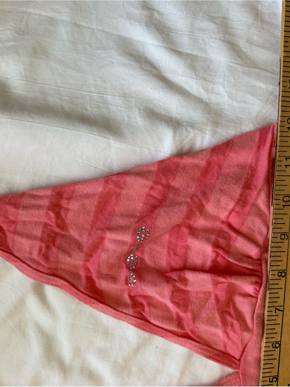 bebe Coral Pink Ombre Halter Top like new - Picture 4 of 5